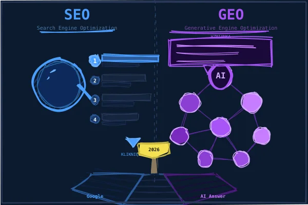 GEO vs SEO — czym się różnią i co wybrać w 2026?